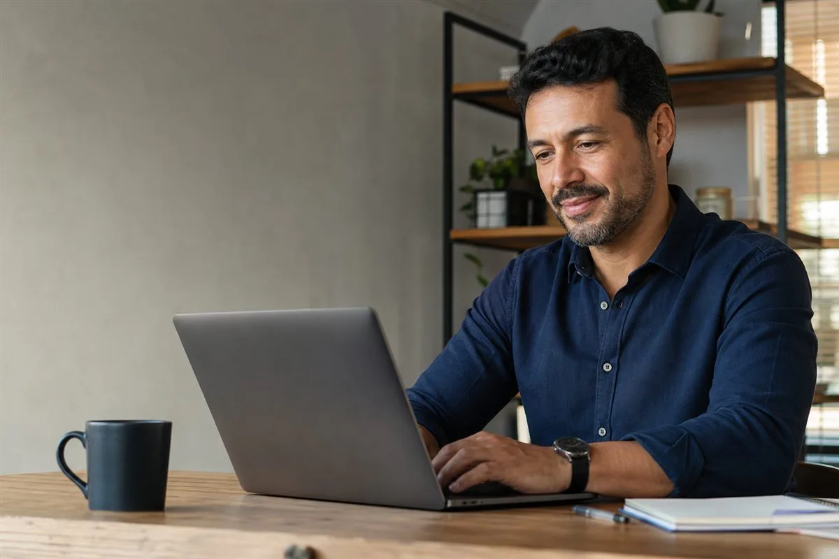 Gestor conferindo o fechamento de horas da equipe no Ponto Smart
